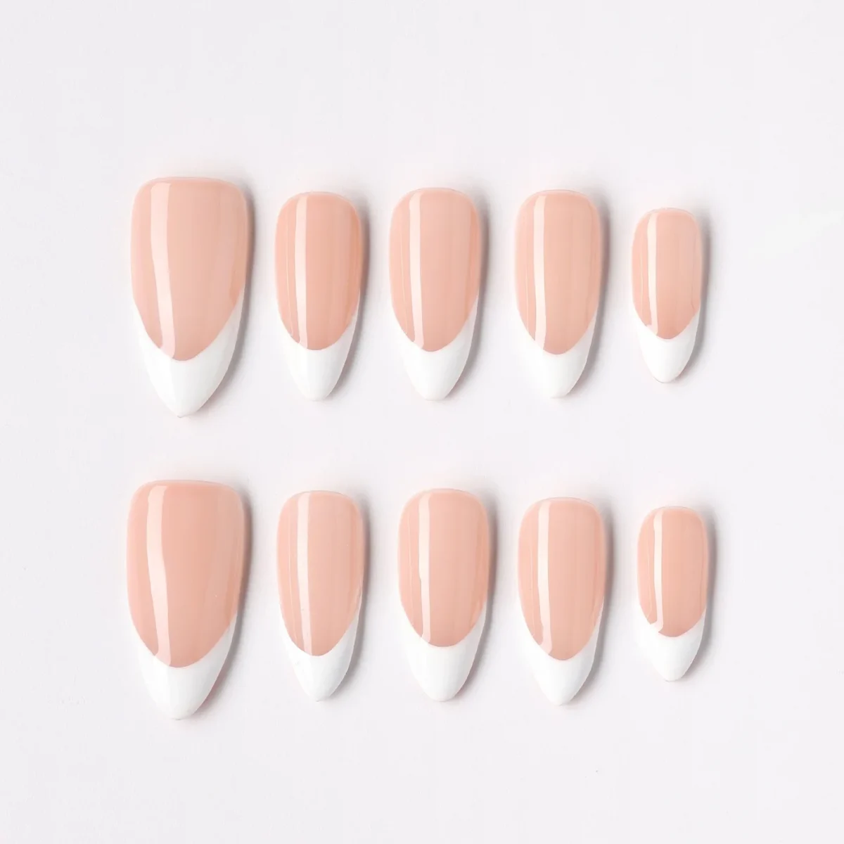 Press-on nail design from the PetalFinger range